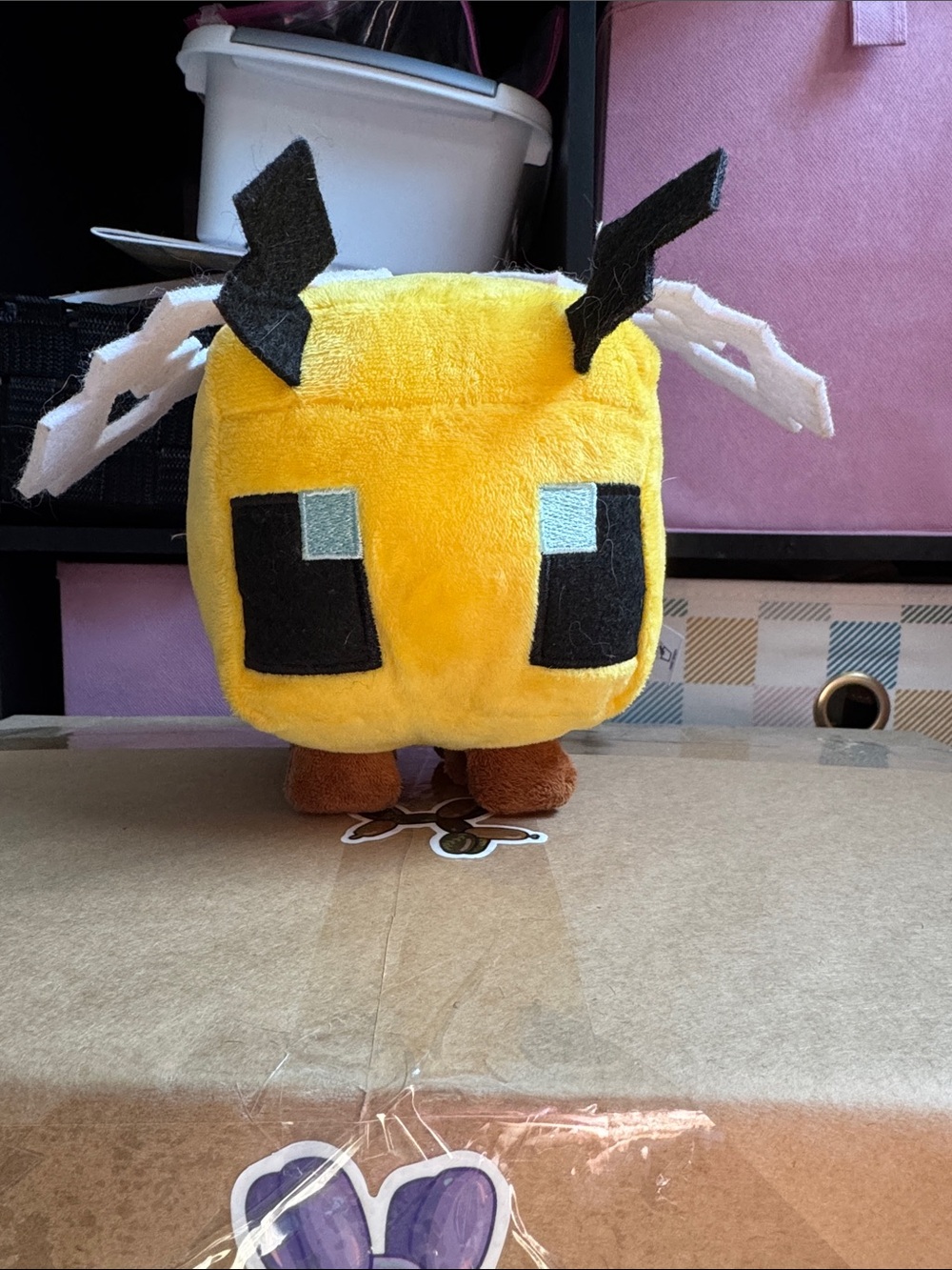 Mattel Yellow and Brown Bee Plush